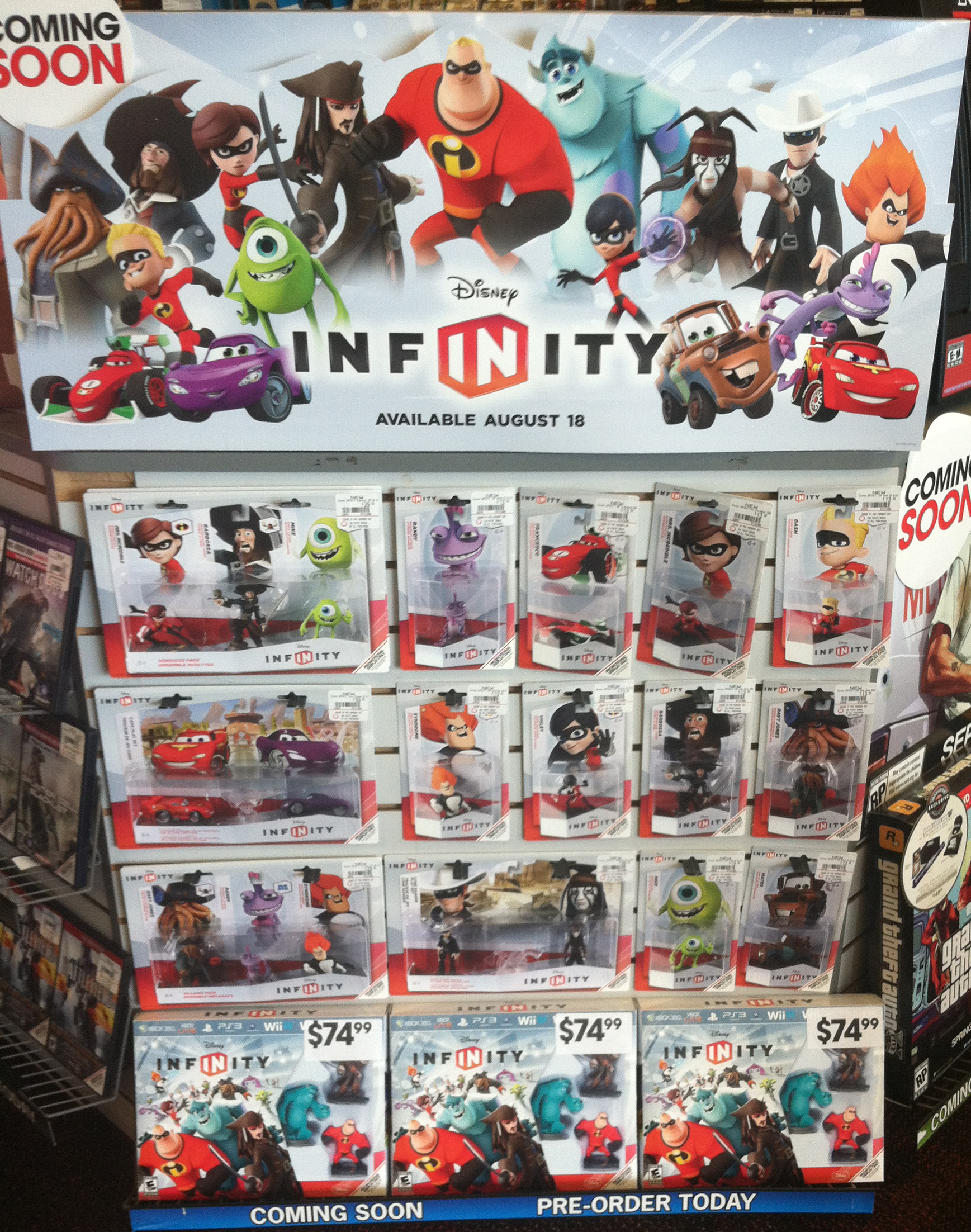 disney infinity characters gamestop